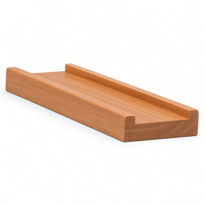 6001S 3/4" x 2-1/2" Contemporary Shoerail, Plowed 1-3/4", American Cherry