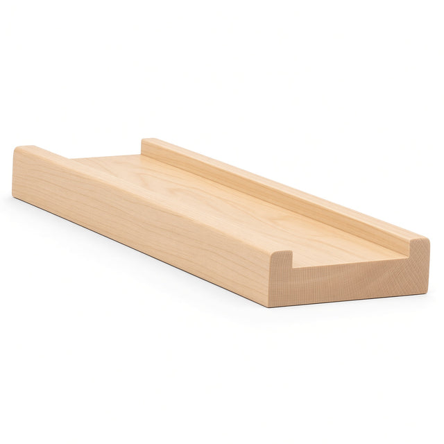 6001S 3/4" x 2-1/2" Contemporary Shoerail, Plowed 1-3/4", Birch