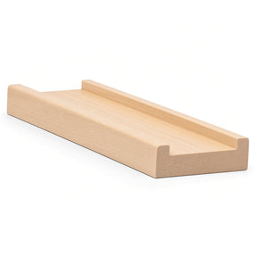 6001S 3/4" x 2-1/2" Contemporary Shoerail, Plowed 1-3/4", Soft Maple