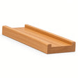 6001S 3/4" x 2-1/2" Contemporary Shoerail, Plowed 1-3/4", Yellow Pine