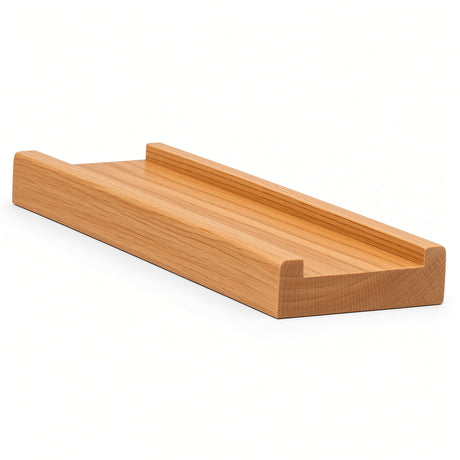 6001S 3/4" x 2-1/2" Contemporary Shoerail, Plowed 1-3/4", Yellow Pine