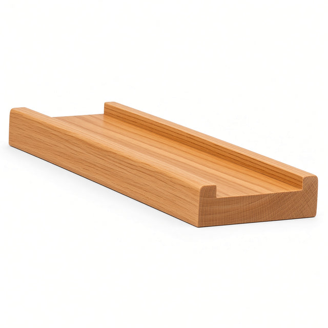 6001S 3/4" x 2-1/2" Contemporary Shoerail, Plowed 1-3/4", Yellow Pine