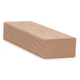 6002 2-3/4" x 1-9/16" Flat Bottom Contemporary Handrail, Beech