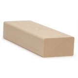 6002 2-3/4" x 1-9/16" Flat Bottom Contemporary Handrail, Hard Maple