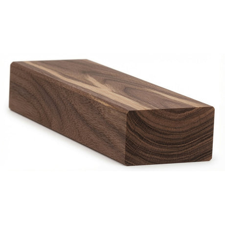 6002 2-3/4" x 1-9/16" Flat Bottom Contemporary Handrail, Walnut