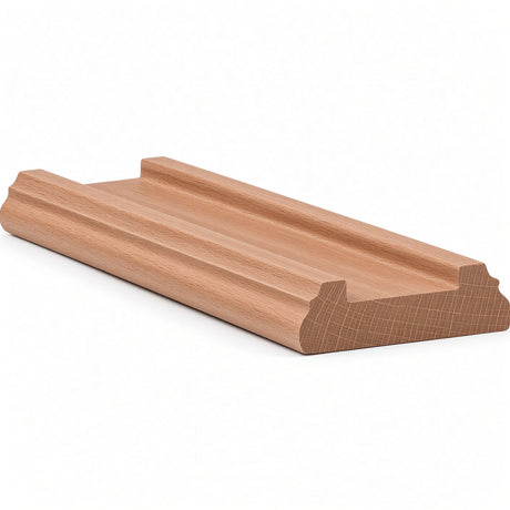 6045 (6005) Traditional Shoerail Plowed for 1-1/4" Balusters, Beech