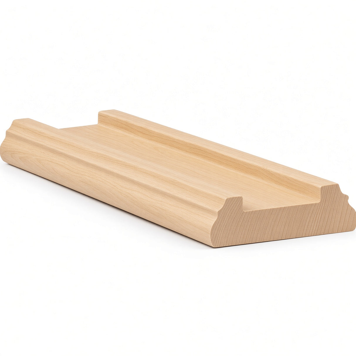 6045 (6005) Traditional Shoerail Plowed for 1-1/4" Balusters, Birch