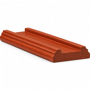 6045 (6005) Traditional Shoerail Plowed for 1-1/4" Balusters, Brazilian Cherry