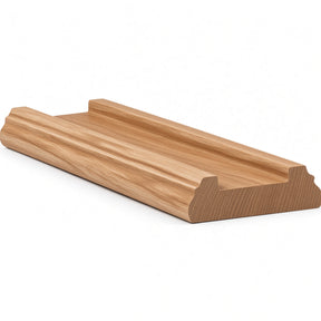 6045 (6005) Traditional Shoerail Plowed for 1-1/4" Balusters, Hickory