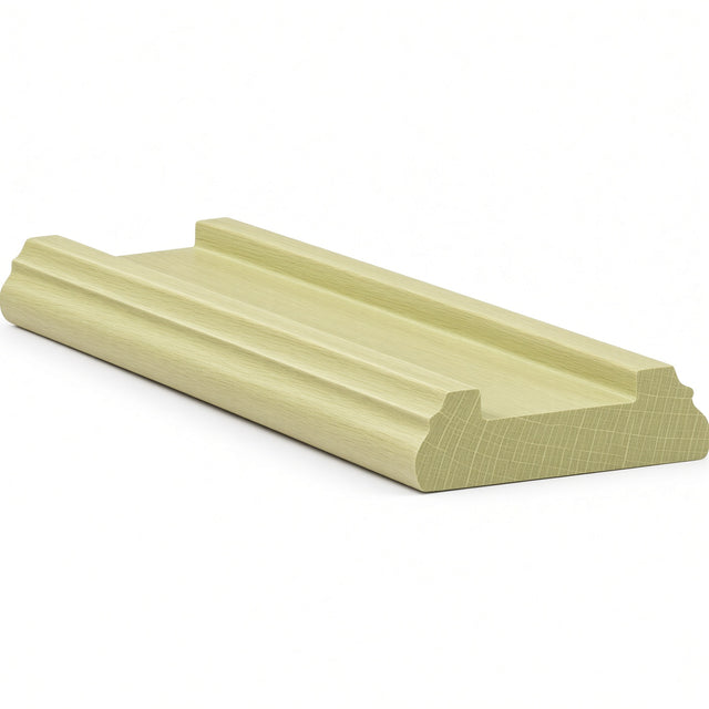 6045 (6005) Traditional Shoerail Plowed for 1-1/4" Balusters, Poplar