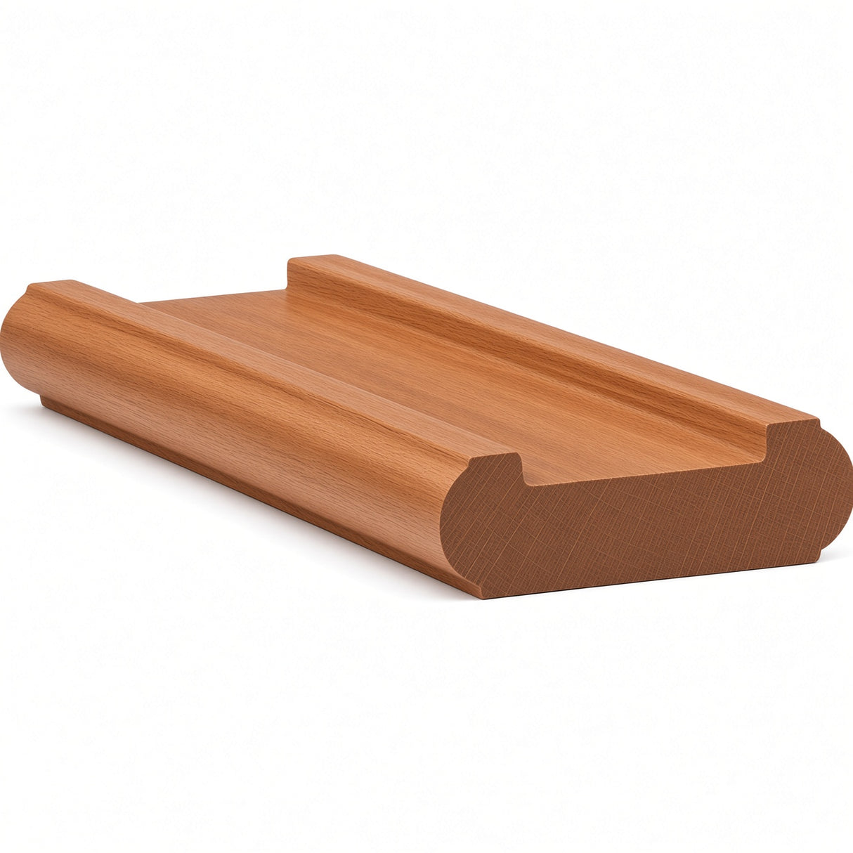 6046 (6006) Traditional Shoerail Plowed for 1-3/4" Balusters, American Cherry