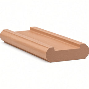 6046 (6006) Traditional Shoerail Plowed for 1-3/4" Balusters, Beech