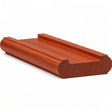 6046 (6006) Traditional Shoerail Plowed for 1-3/4" Balusters, Brazilian Cherry