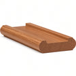 6046 (6006) Traditional Shoerail Plowed for 1-3/4" Balusters, Red Oak