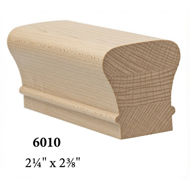 6010 Hard Maple Handrail -2-1/4" x 2-3/8"