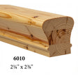 6010 2-1/4" x 2-3/8" Handrail, Yellow Pine