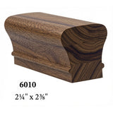 6010 2-1/4" x 2-3/8" Handrail - Walnut