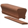 6010P Plowed 2-1/4" x 2-3/8" Handrail, Mahogany