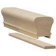 6010P Plowed 2-1/4" x 2-3/8" Handrail, Poplar