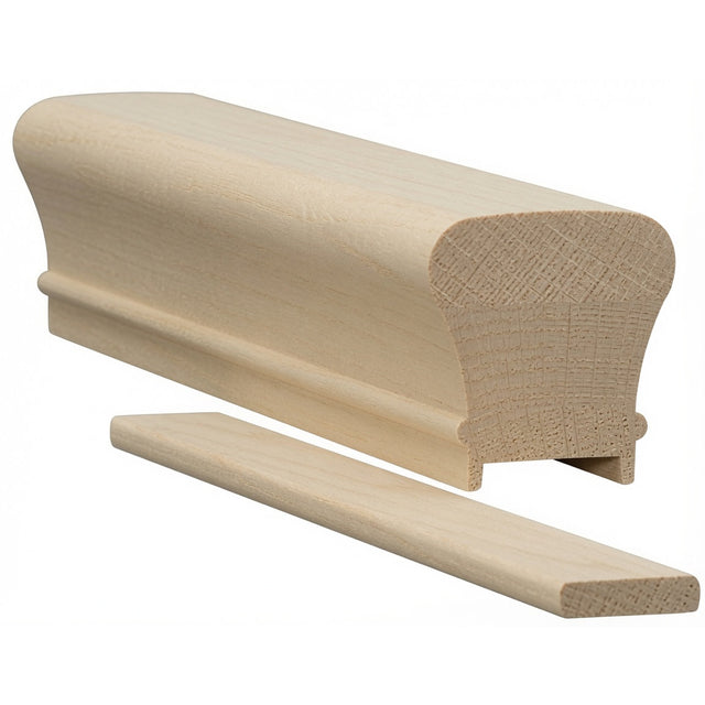 6010P Plowed 2-1/4" x 2-3/8" Handrail, Poplar