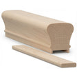 6010P Plowed 2-1/4" x 2-3/8" Handrail, Soft Maple