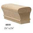 6010 2-1/4" x 2-3/8" Handrail - Red Oak