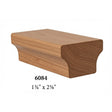 6084 2-5/8" Wide x 1-3/4" Tall Handrail, American Cherry