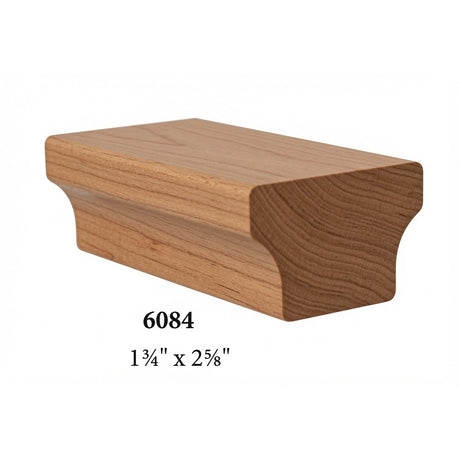 6084 2-5/8" Wide x 1-3/4" Tall Handrail, American Cherry