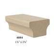 6084 2-5/8" Wide x 1-3/4" Tall Handrail, Poplar