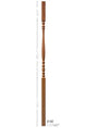 6142 42" Hampton Square Top Elegant Rise Baluster