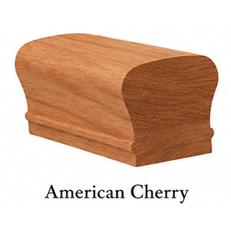 6210 2-5/8" x 2-3/8" Tall Colonial Handrail, American Cherry
