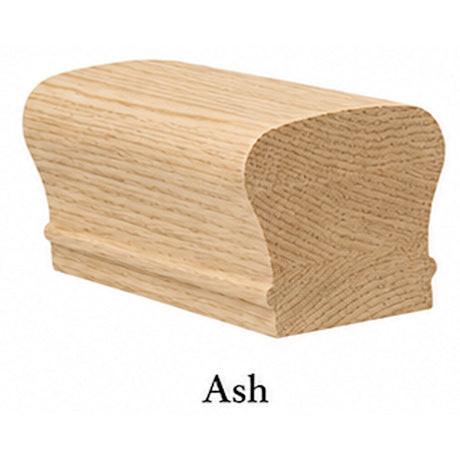 6210 2-5/8" x 2-3/8" Tall Colonial Handrail, Ash