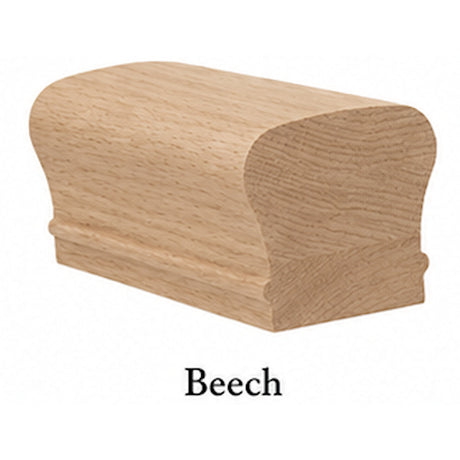 6210 2-5/8" x 2-3/8" Tall Colonial Handrail, Beech