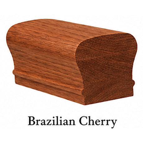 6210 2-5/8" x 2-3/8" Tall Colonial Handrail, Brazilian Cherry