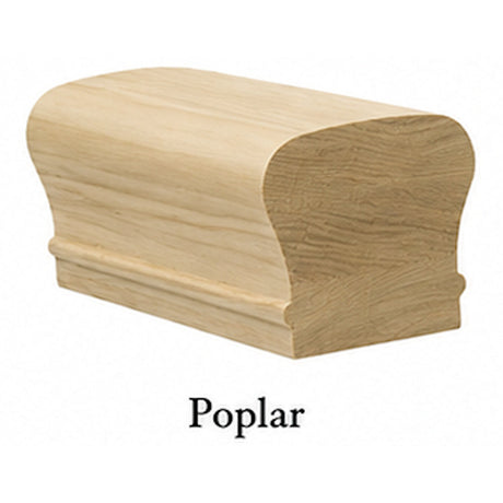 6210 2-5/8" x 2-3/8" Tall Colonial Handrail, Poplar