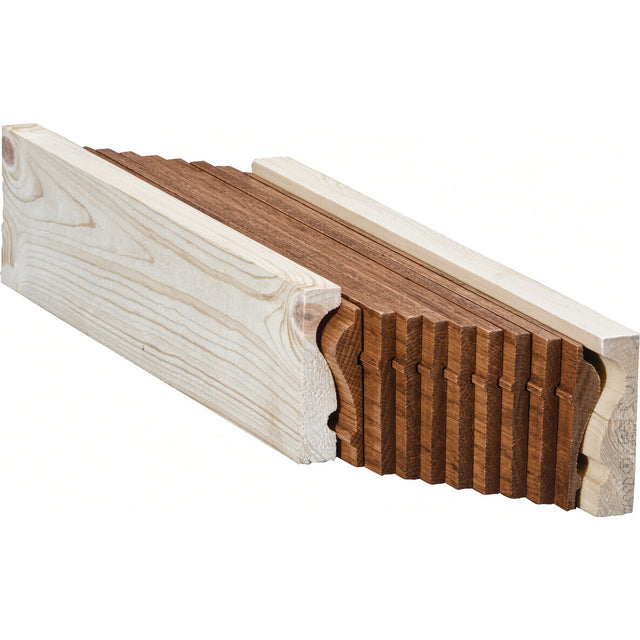 6210B Bending Handrail for the 2-5/8" x 2-3/8" 6210 Handrail, Mahogany