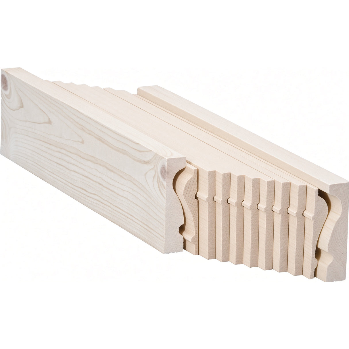 6210B Bending Handrail for the 2-5/8" x 2-3/8" 6210 Handrail, Soft Maple