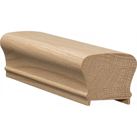 6210P Plowed 2-5/8" x 2-3/8" Handrail, Ash