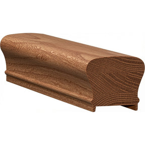 6210P Plowed 2-5/8" x 2-3/8" Handrail, Brazilian Cherry