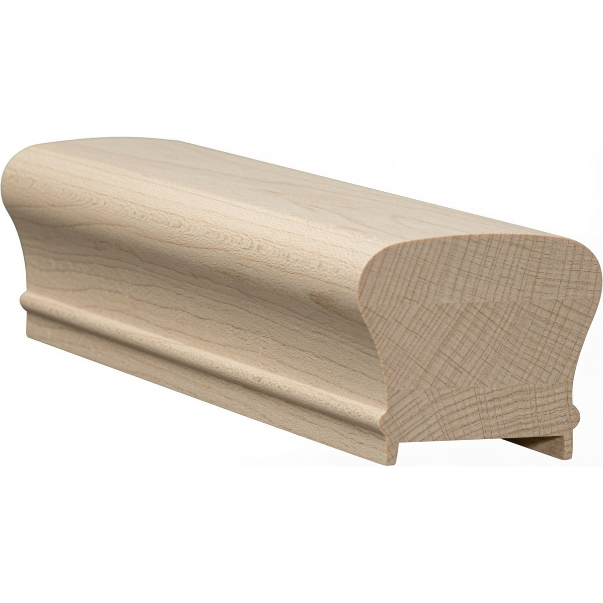 6210P Plowed 2-5/8" x 2-3/8" Handrail, Hard Maple