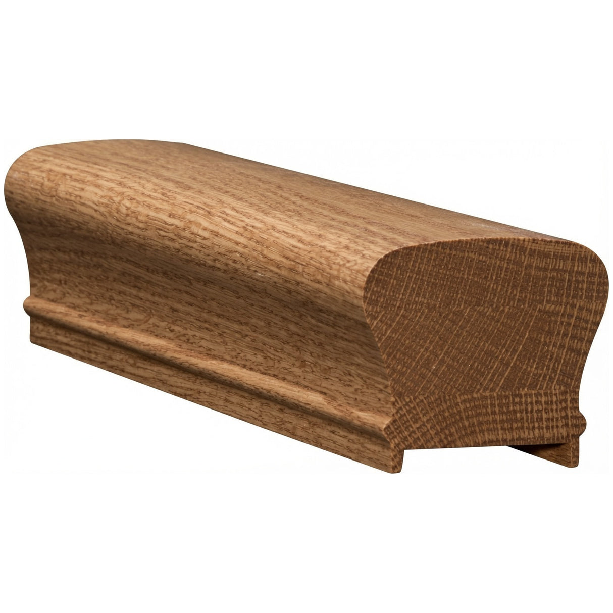 6210P Plowed 2-5/8" x 2-3/8" Handrail, Red Oak