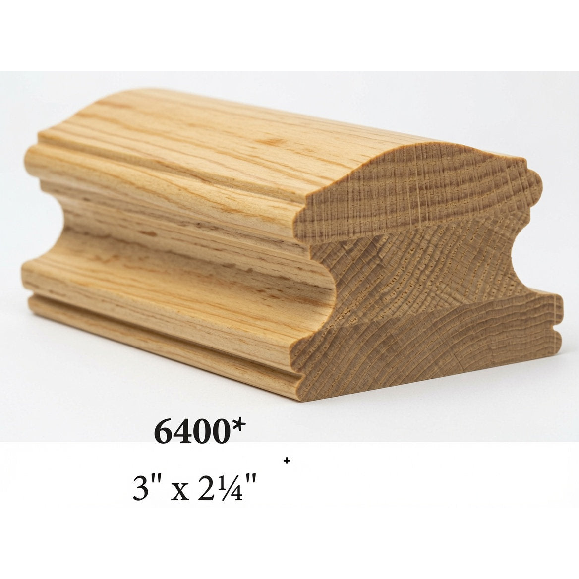 6400 3" x 2-2/4" Handrail, Yellow Pine