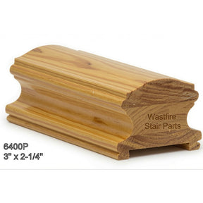 6400P Plowed Handrail, Yellow Pine