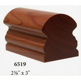 6519 2-5/8" x 3" Traditional Handrail, American Cherry