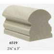 6519 2-5/8" x 3" Traditional Handrail, Poplar