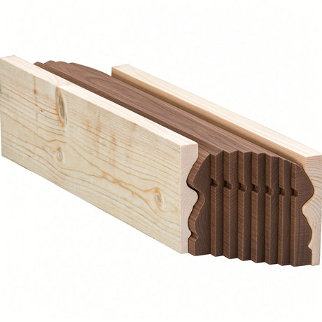 6519B Bending Handrail for the 6519 Handrail (includes bending mold), Walnut