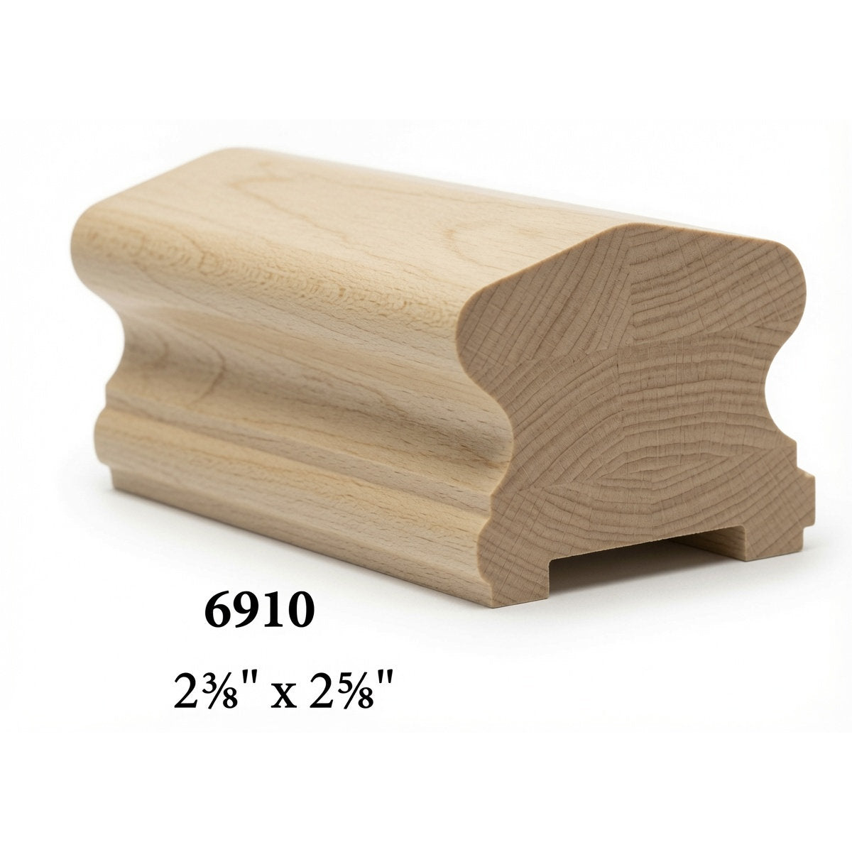 6910P Plowed Birch Handrail