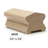 6910P Plowed Birch Handrail
