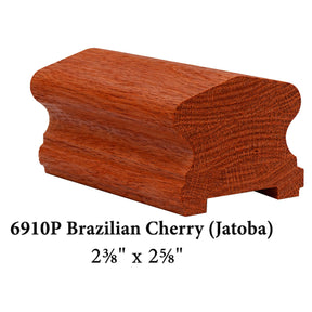 6910P Plowed Brazilian Cherry Handrail