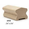 6910P Plowed Soft Maple Handrail
